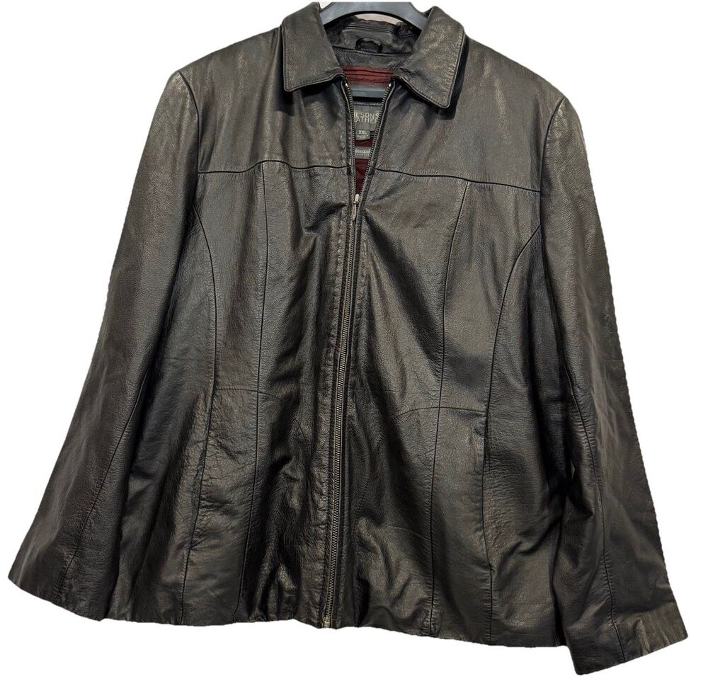 Wilsons Leather Men's 2XL Black Thinsulate Insulated Coat w/zip out lining